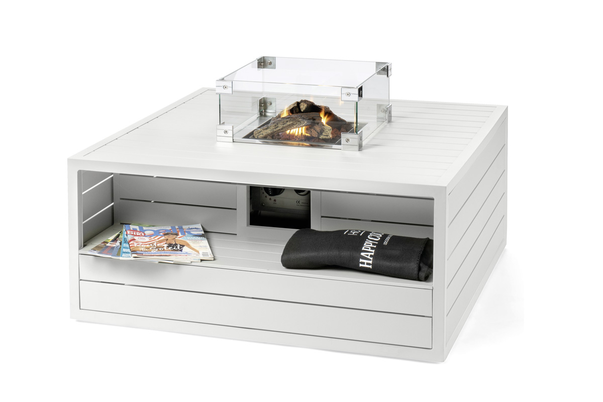 Feuertisch Alu, quadratisch - MANIA - HAPPY COCOONING | Feuertische mit