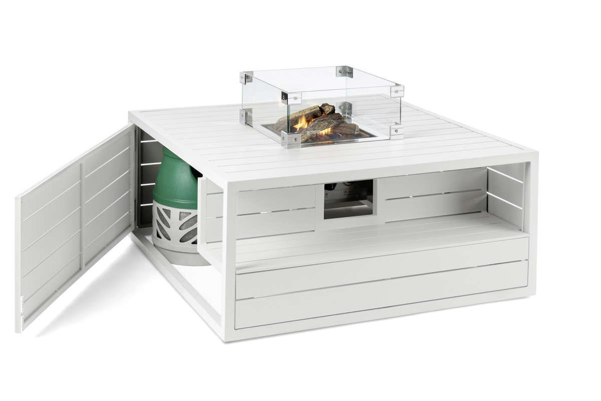 Feuertisch Alu, quadratisch - MANIA - HAPPY COCOONING | Feuertische mit