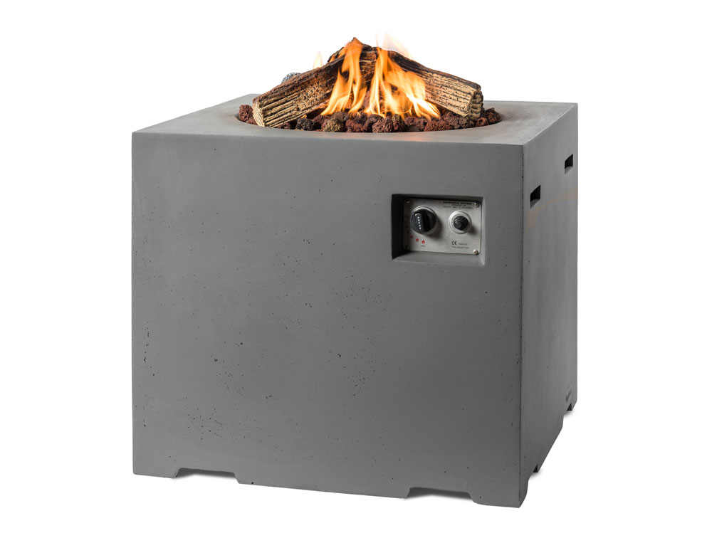 Feuertisch quadratisch - MANIA - HAPPY COCOONING | Feuertische mit Gas