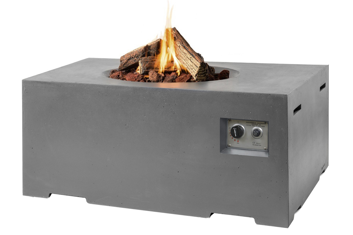 Feuertisch rechteckig - MANIA - HAPPY COCOONING | Feuertische mit Gas