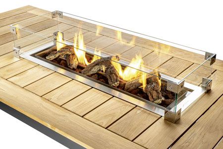 Glasschirm für Einbaubrenner Extra Large