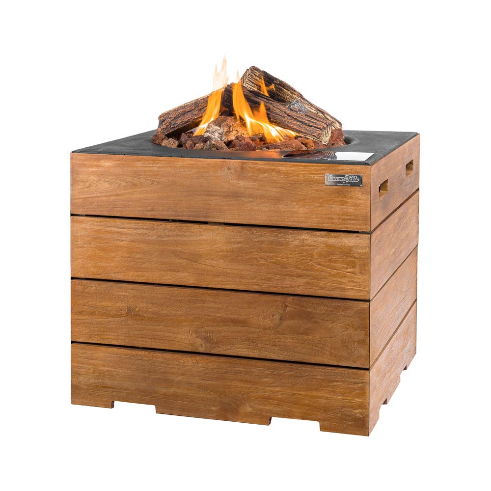 Feuertisch quadratisch