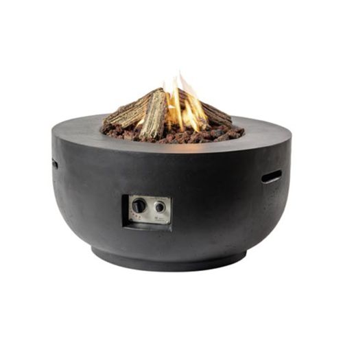 Feuertisch Kugel in Betonoptik